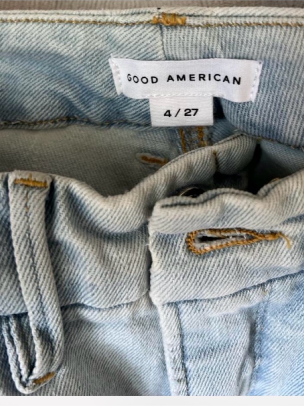 Good American Light Wash High-Rise Jeans